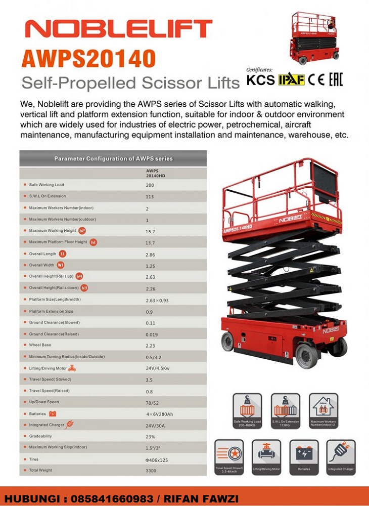 Scissorlift Semarang – PT. Denko Wahana Sakti